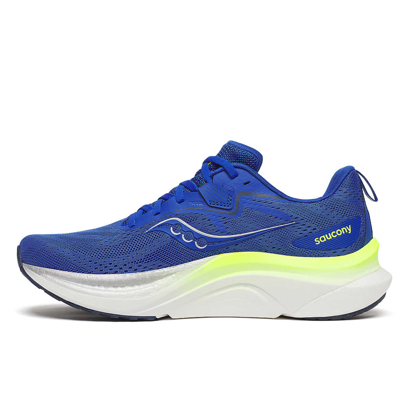 Saucony Tempus 2 Men's Road Running Shoe in Lapis/White-3