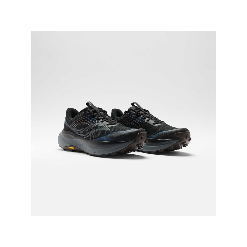 Saucony Xodus Ultra 4 Men's Trail Running Shoe in Black/Navy-5