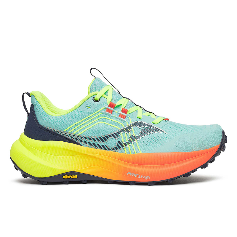 Saucony Xodus Ultra 4 Women's Trail Running Shoe in Splash/Fire