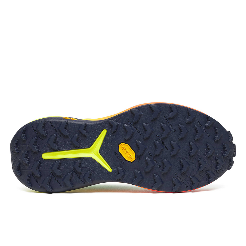 Saucony Xodus Ultra 4 Women's Trail Running Shoe in Splash/Fire-2