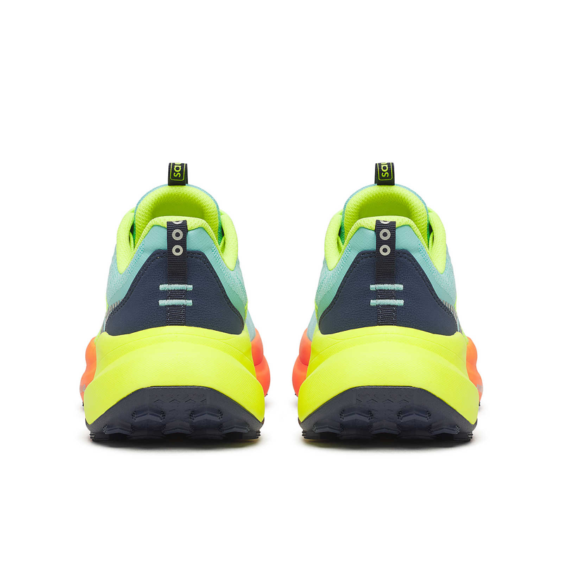 Saucony Xodus Ultra 4 Women's Trail Running Shoe in Splash/Fire-4