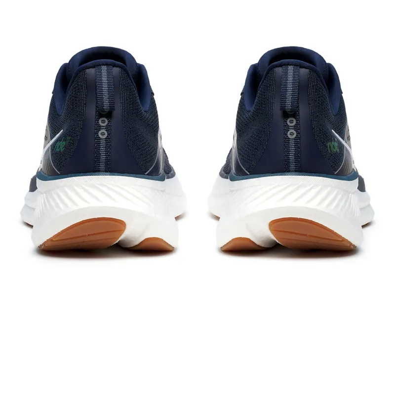 Saucony Ride 17 Men's Road Running Shoe in Navy/Gum-4