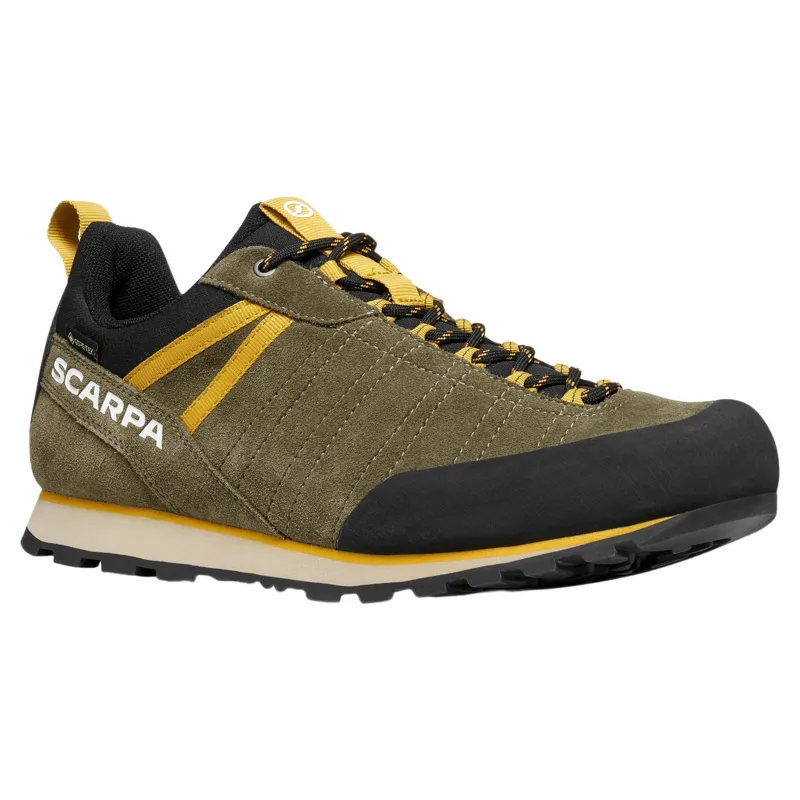Scarpa Crux 2 GTX Men's Approach Shoe in Kalamata/Lemon Curry-5