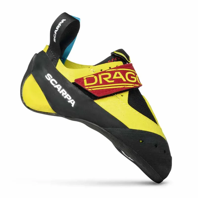 Scarpa Drago Kids Climbing Shoe in Yellow