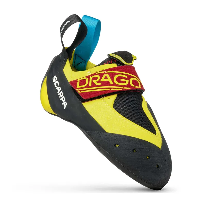 Scarpa Drago Kids Climbing Shoe in Yellow-1