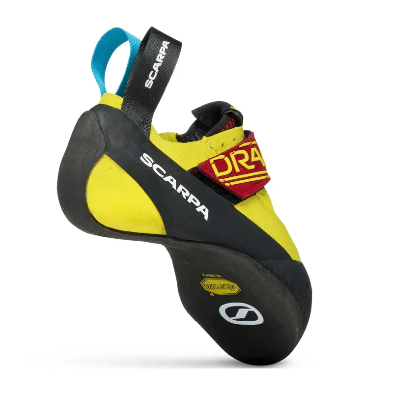 Scarpa Drago Kids Climbing Shoe in Yellow-5