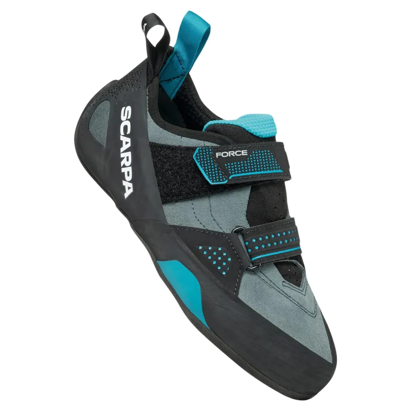 Scarpa Force Men's Climbing Shoe in Conifer/Azure