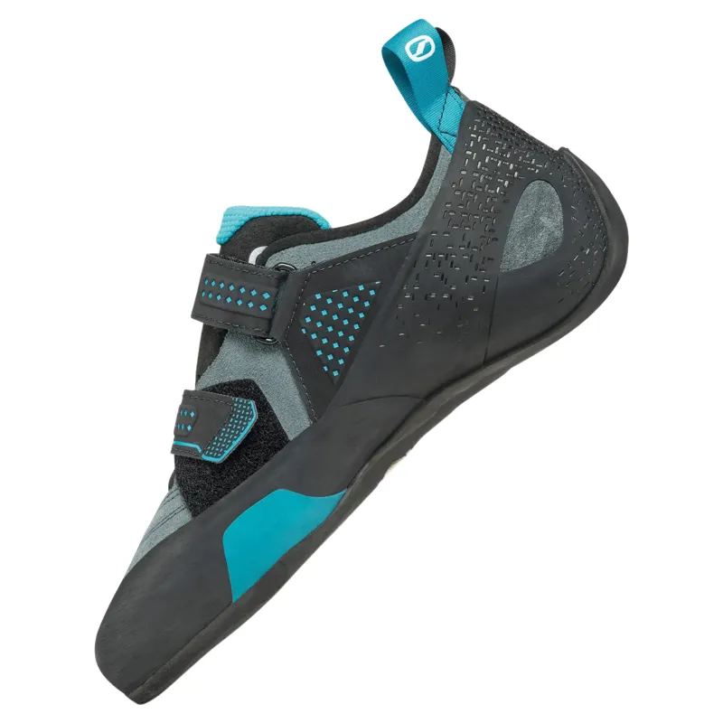 Scarpa Force Men's Climbing Shoe in Conifer/Azure-3