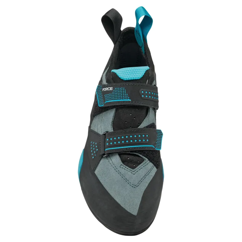 Scarpa Force Men's Climbing Shoe in Conifer/Azure-2