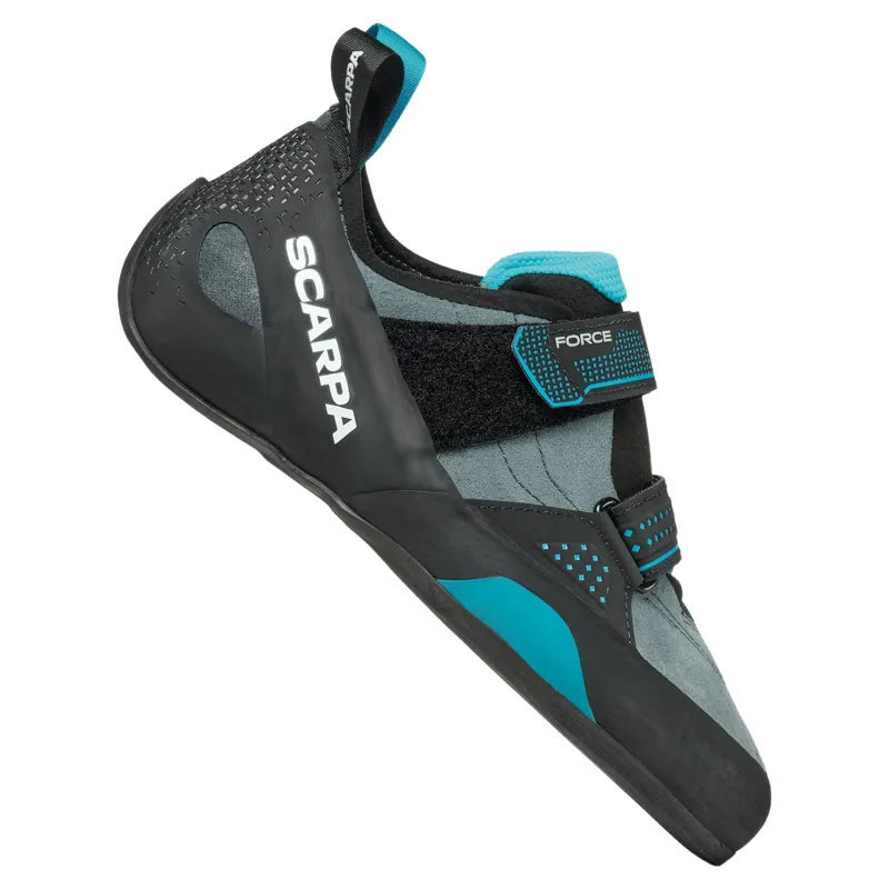 Scarpa Force Men's Climbing Shoe in Conifer/Azure-4