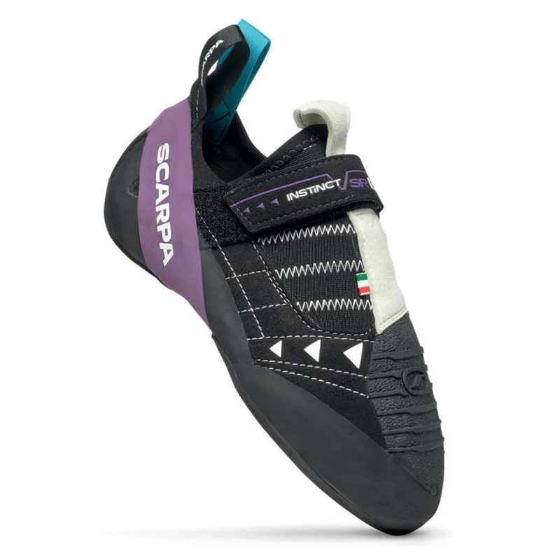 Scarpa Instinct VS-R LV Unisex Climbing Shoe in Black/Milk-1