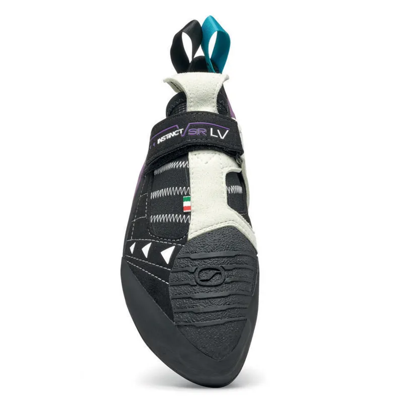 Scarpa Instinct VS-R LV Unisex Climbing Shoe in Black/Milk-5
