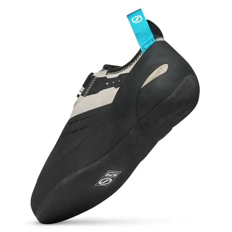 Scarpa Origin VS Unisex Climbing Shoe in Light Gray/Red-2