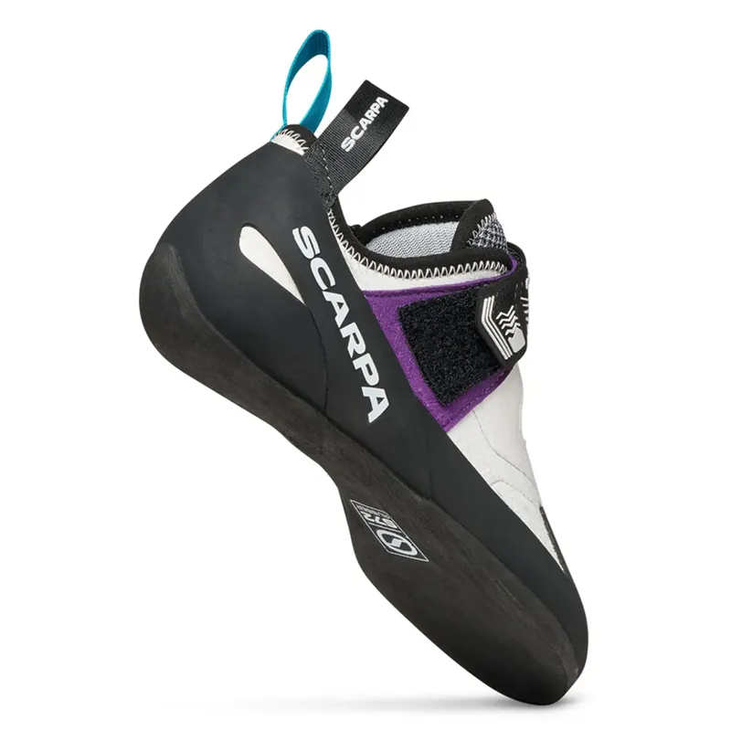 Scarpa Origin VS LV Unisex Climbing Shoe in White/Purple-4