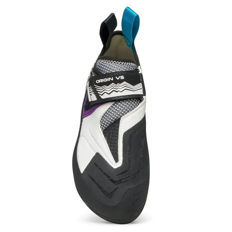 Scarpa Origin VS LV Unisex Climbing Shoe in White/Purple-5