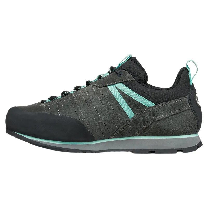 Scarpa Crux 2 GTX Women's Approach Shoe in Shark/Aqua-3