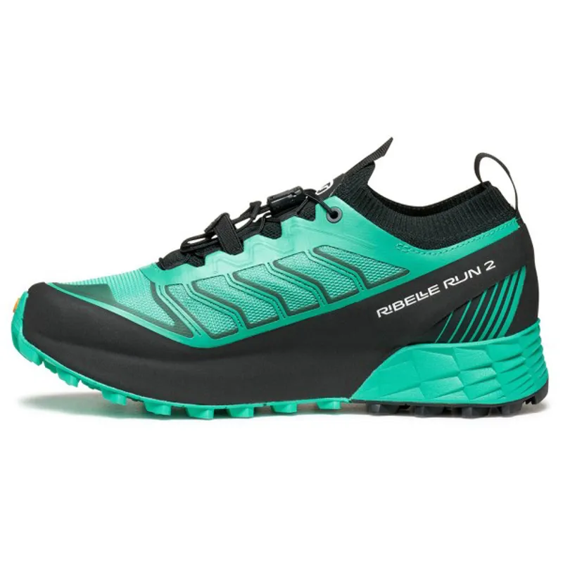 Scarpa Ribelle Run 2 Women's Trail Running Shoe in Aqua Green/Black-3