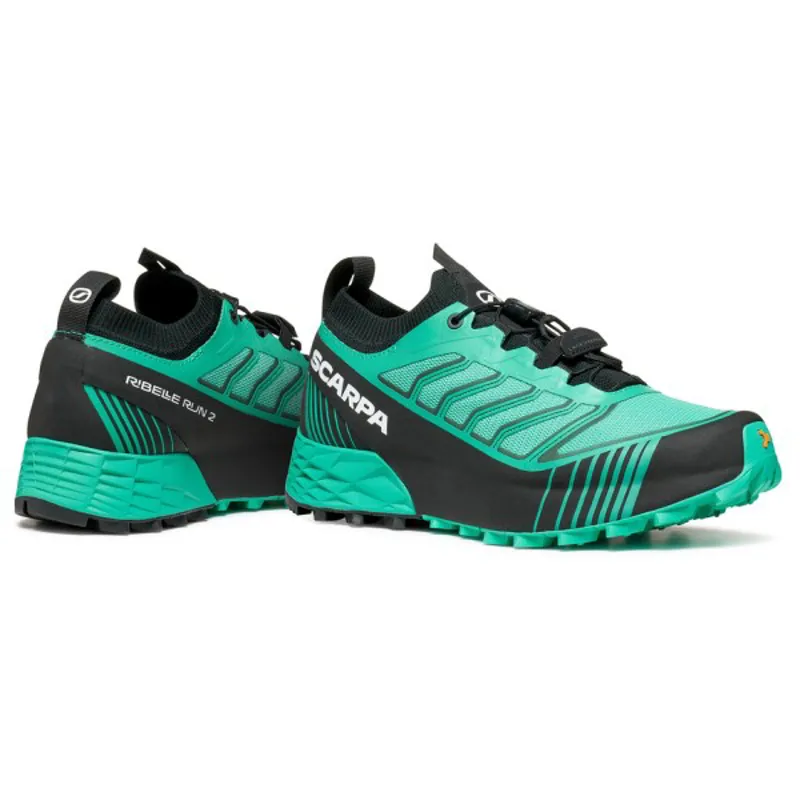Scarpa Ribelle Run 2 Women's Trail Running Shoe in Aqua Green/Black-5