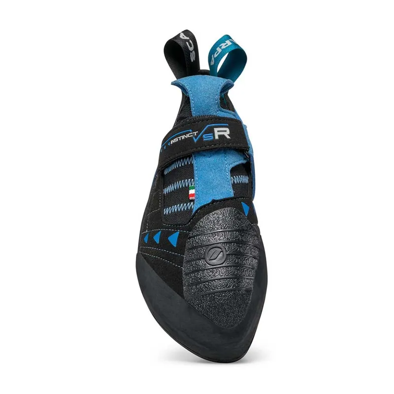 Scarpa Instinct VS-R Men's Climbing Shoe in Black/Azure-1