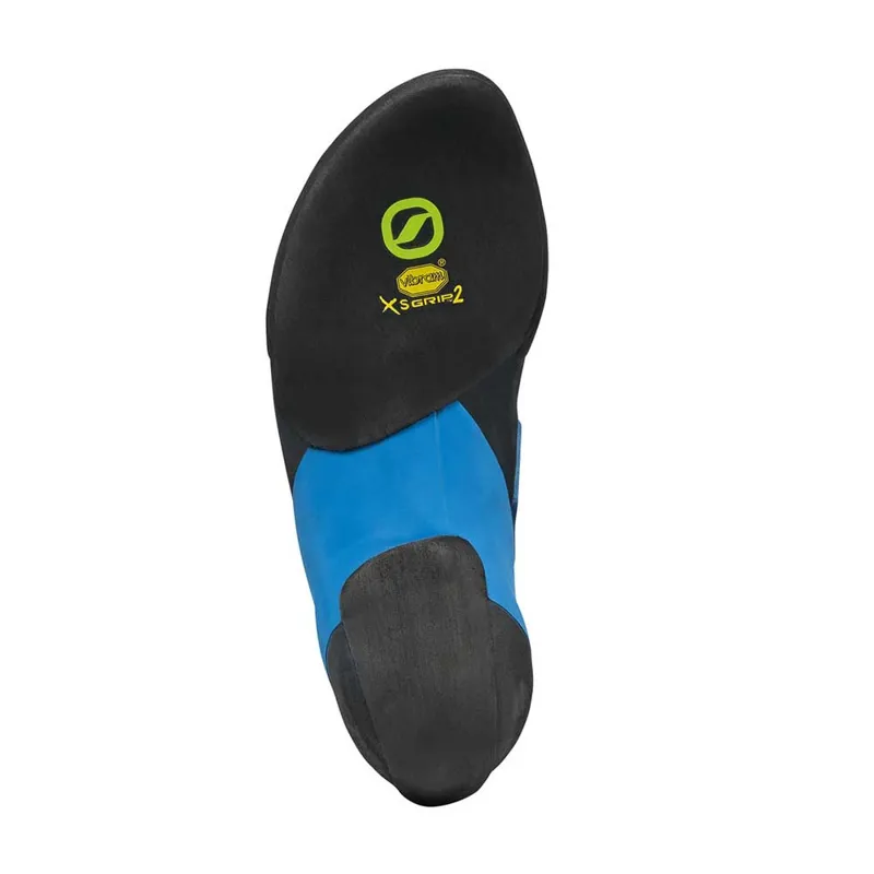 Scarpa Instinct VS-R Men's Climbing Shoe in Black/Azure-2