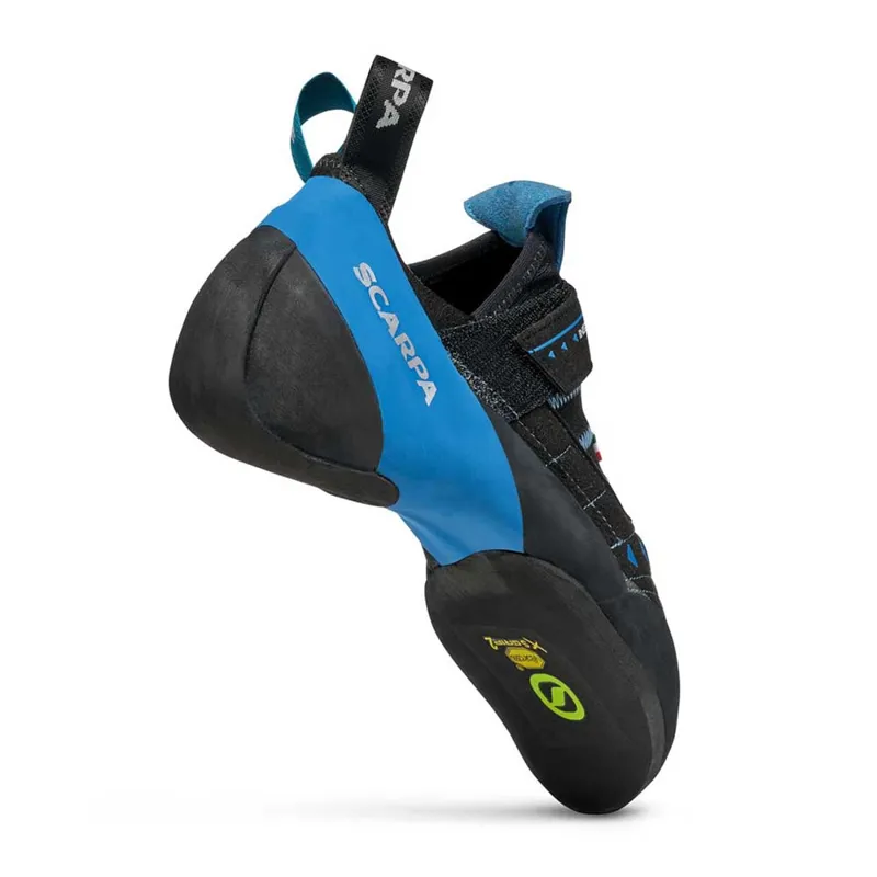 Scarpa Instinct VS-R Men's Climbing Shoe in Black/Azure-3