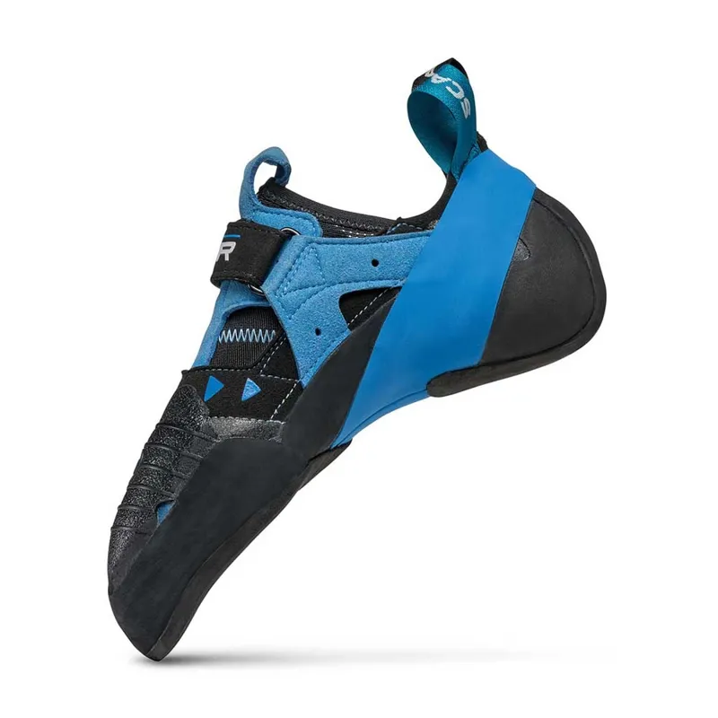 Scarpa Instinct VS-R Men's Climbing Shoe in Black/Azure-4