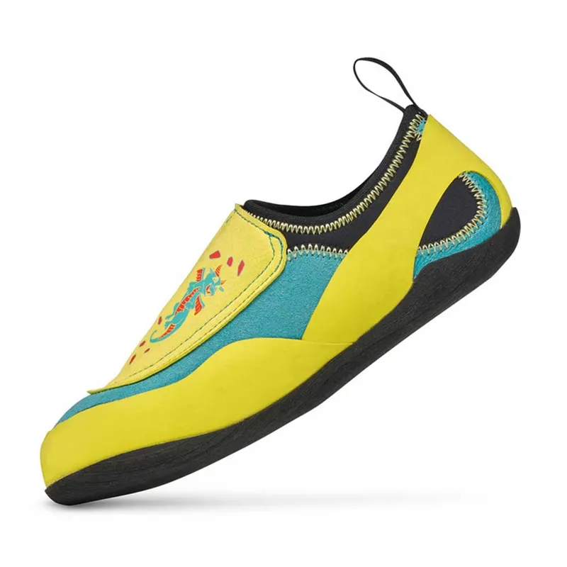 Scarpa Piki Kid's Climbing Shoe in Maldive/Yellow-4