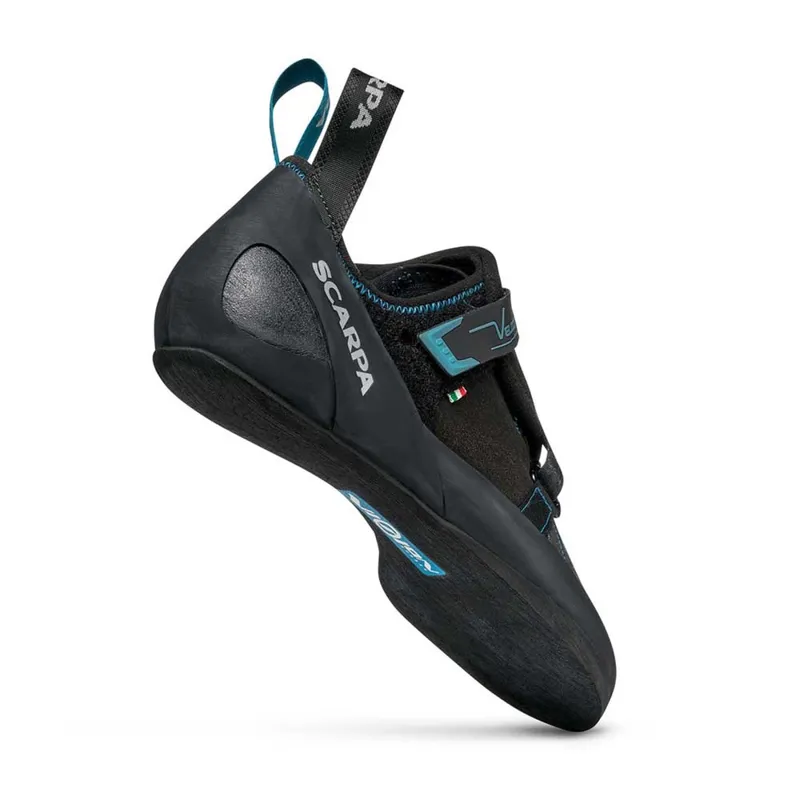 Scarpa Velocity V Men's Climbing Shoes in Black/Ottanio-2