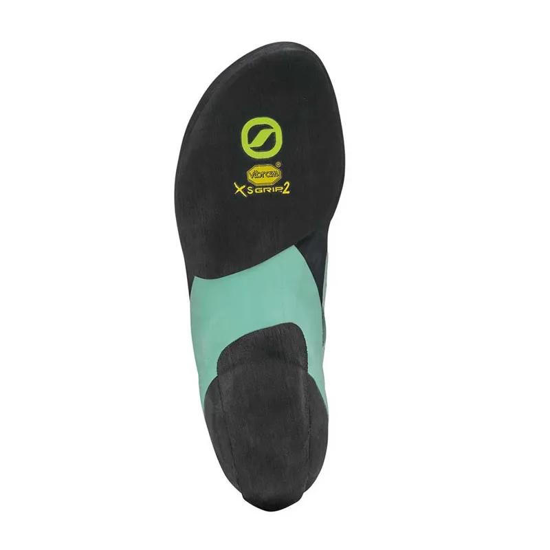 Scarpa Instinct VS Women's Climbing Shoe in Black/Aqua-2