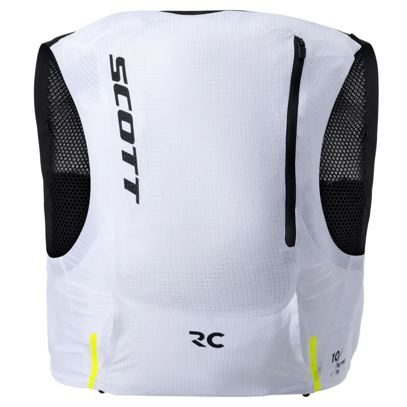 Scott RC PRO TR' 10 Hydration Backpack Race Vest in White/Black-1