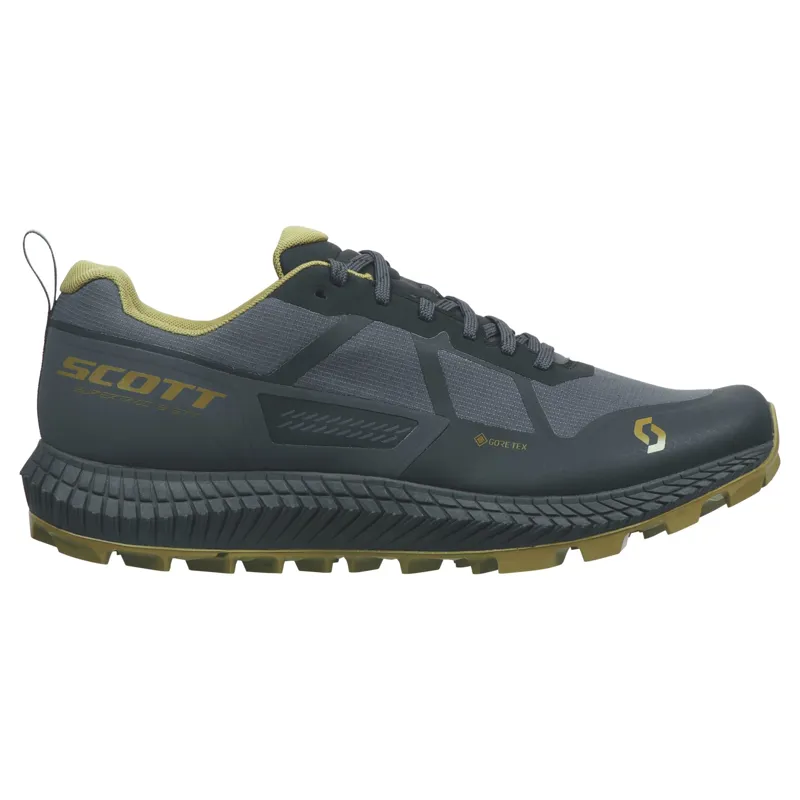 Scott Supertrac 3 GTX Men's Trail Running Shoe in Black/Mud Green