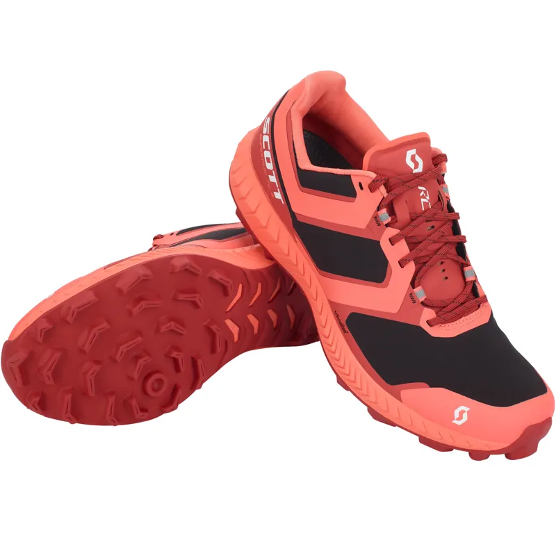 Scott Supertrac RC 2 Women's Trail Running Shoe in Black/Brick Red-2