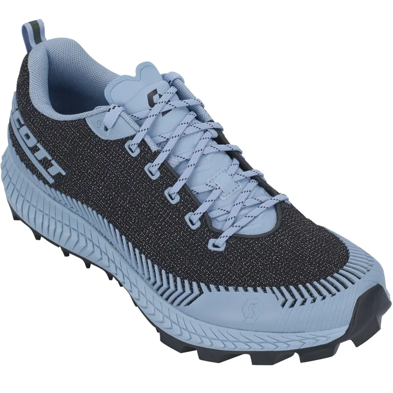 Scott Supertrac Ultra RC Women's Trail Running Shoe in Black/GlaceBlue-3