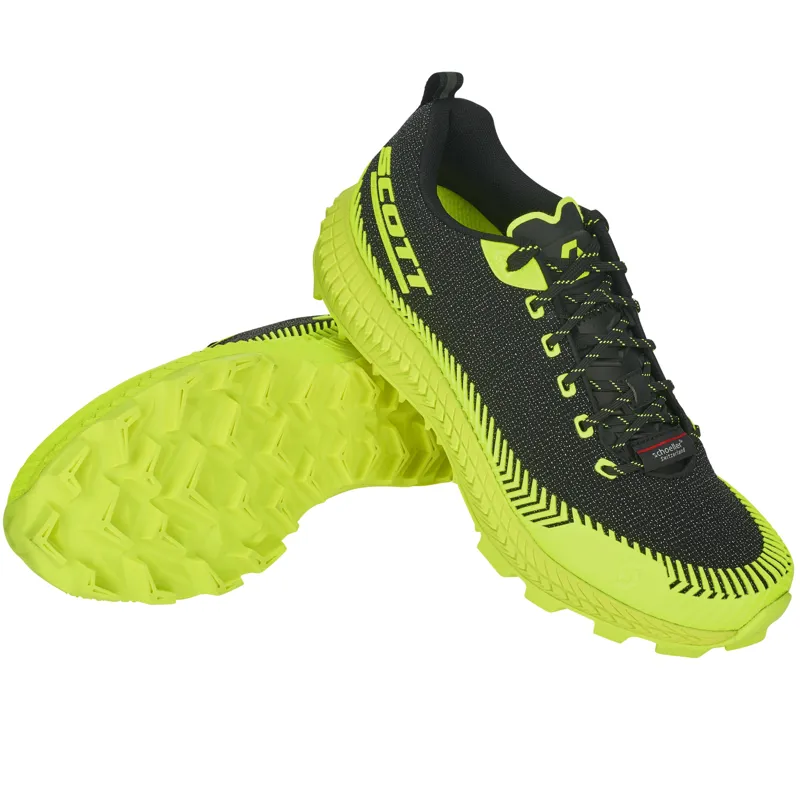 Scott Supertrac Ultra RC Women's Trail Running Shoe in Black/Yellow-4