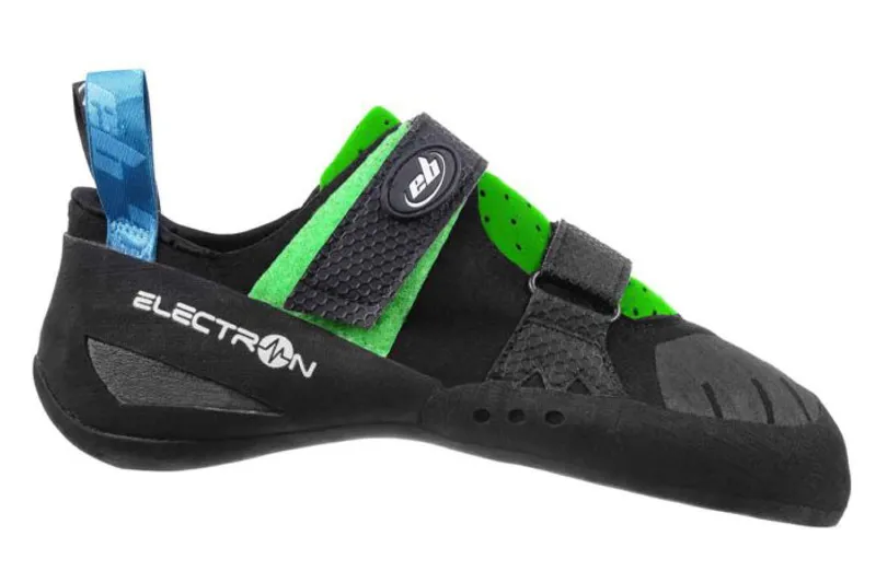 Eb Climbing Electron Unisex Climbing Shoe in Black/Green