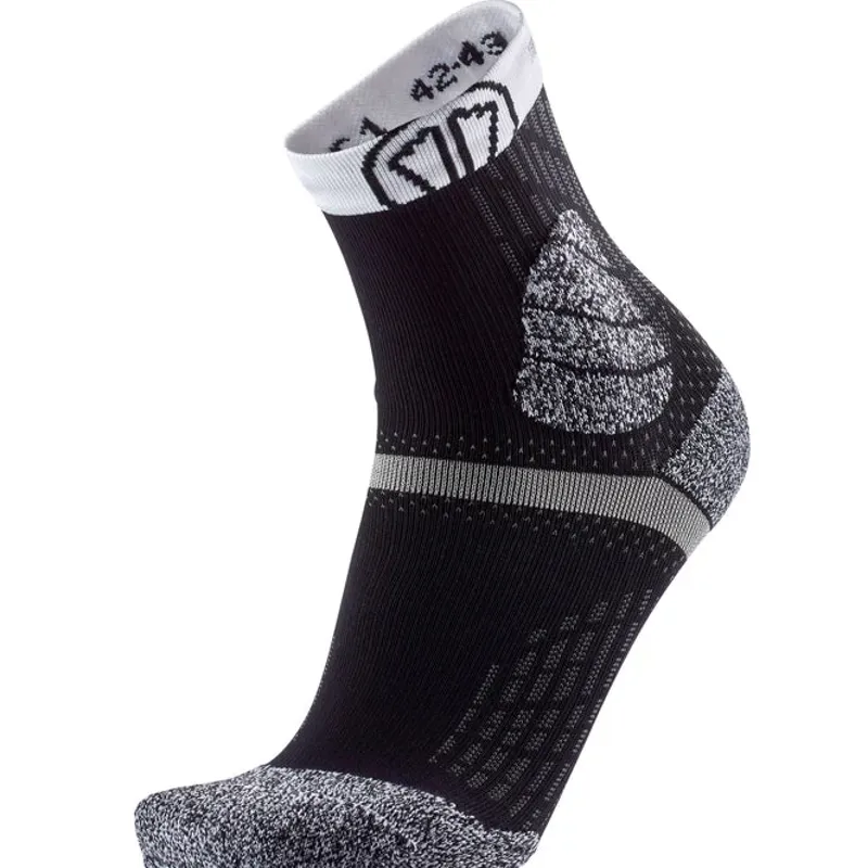 Sidas Trail Protect Running Sock in Grey/Turquoise-1