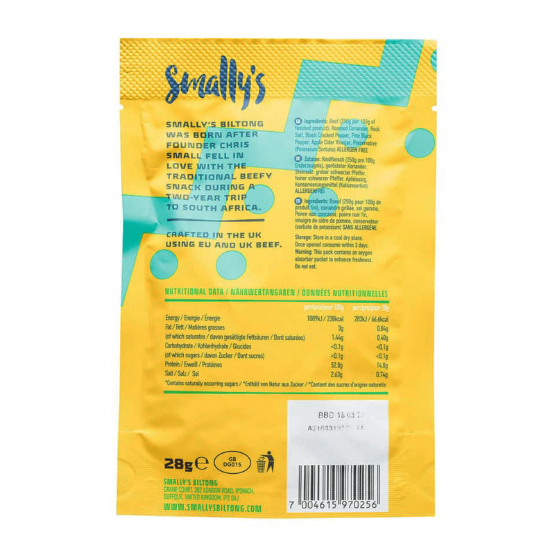 Smally's Original Biltong 28g-1
