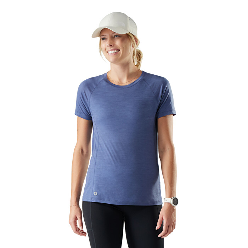 Smartwool Active Ultralite Women's Short Sleeve T-shirt in Nightfall Blue