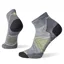 Smartwool Run Zero Cushion Ankle Socks in Medium Gray
