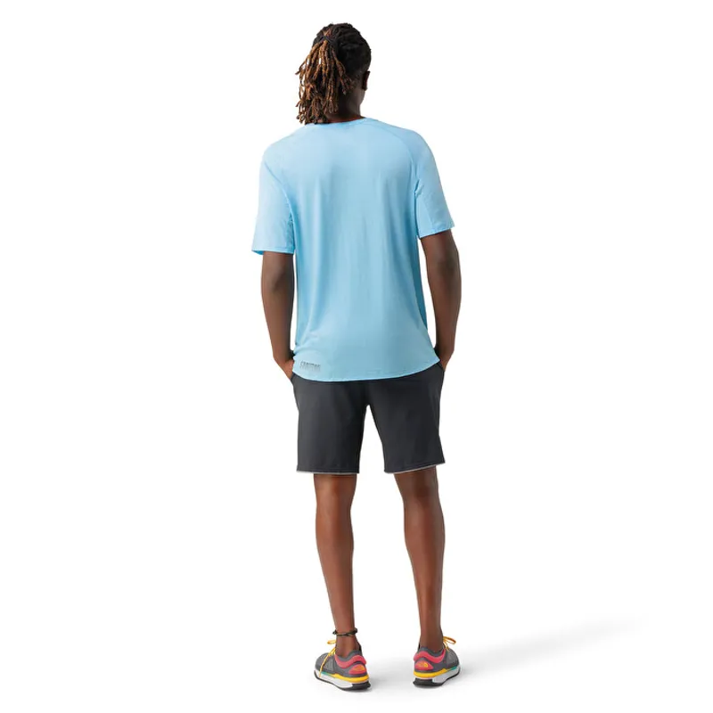 Smartwool Active Ultralite Merino Short Sleeve Men's T-Shirt in Baltic Sea-2