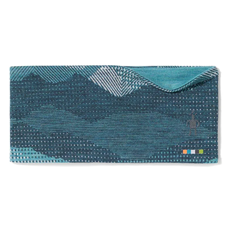 Smartwool Thermal Merino Reversible Headband in Twilight Blue MTN Scape