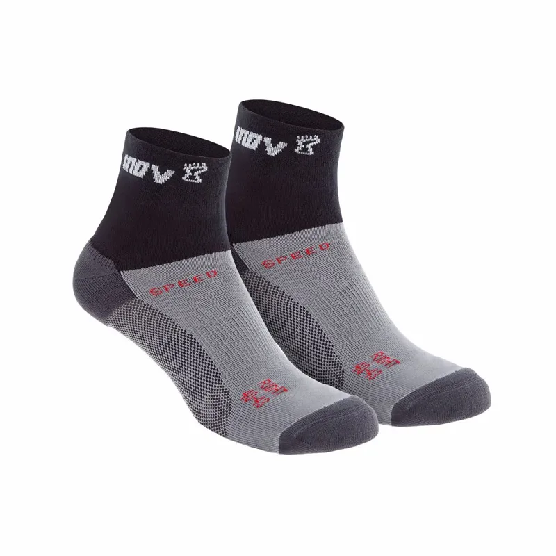 Inov8 Speed Mid Unisex Sock in Black