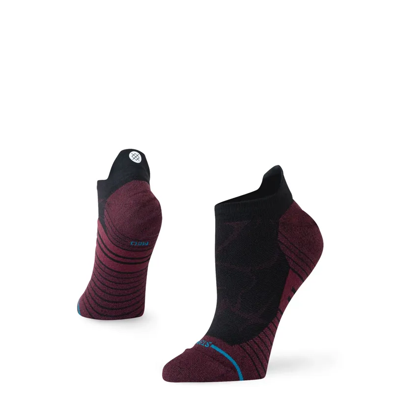 Stance 2000 Ultra Light Tab Womens Running Sock in Wine-1