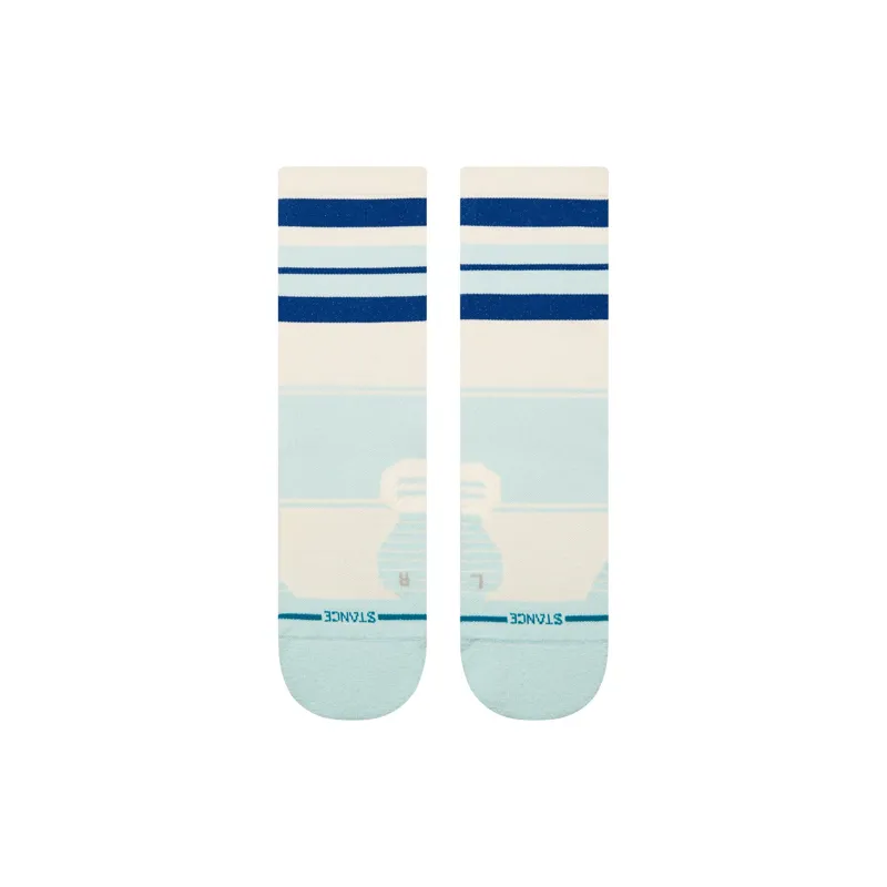 Stance Frozone Light Crew Sock in Light Blue -2