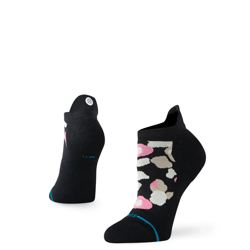 Stance Camo Floral Light Tab Women's Running Sock in Black -1