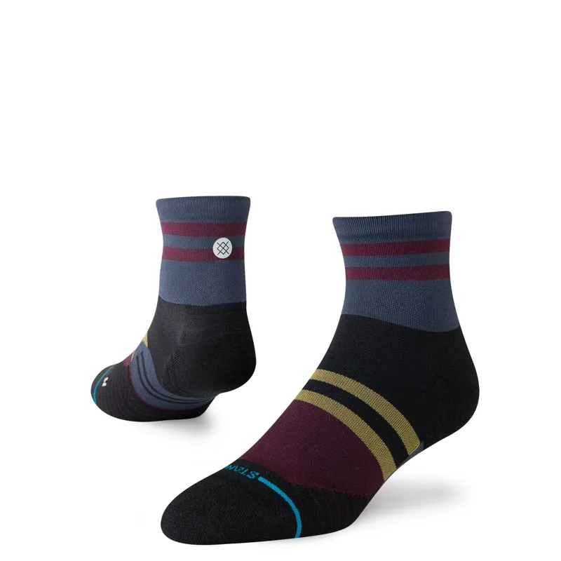 Stance So Sporty Light Quarter Running Sock in Black-1