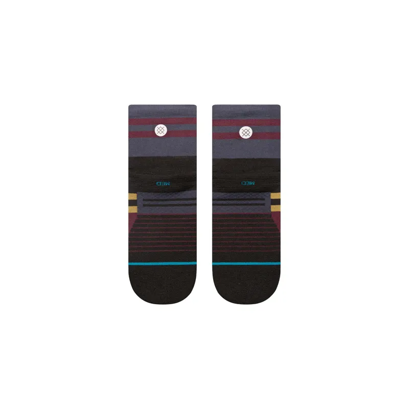 Stance So Sporty Light Quarter Running Sock in Black-2