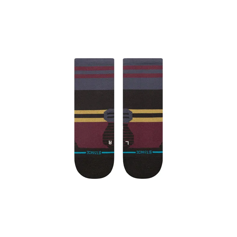 Stance So Sporty Light Quarter Running Sock in Black-3