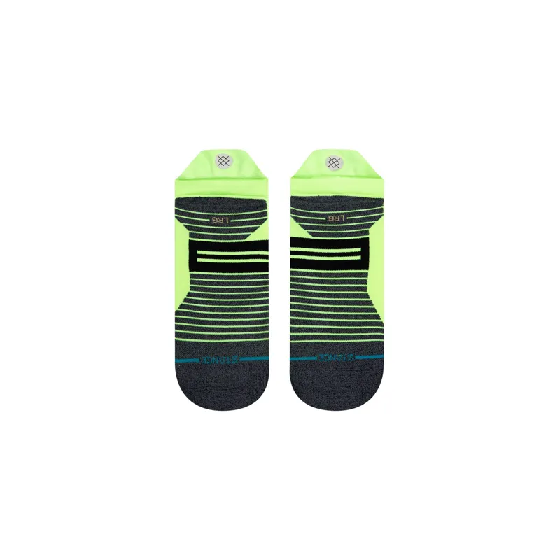 Stance Ultra Tab Running Socks in Neon Green-2