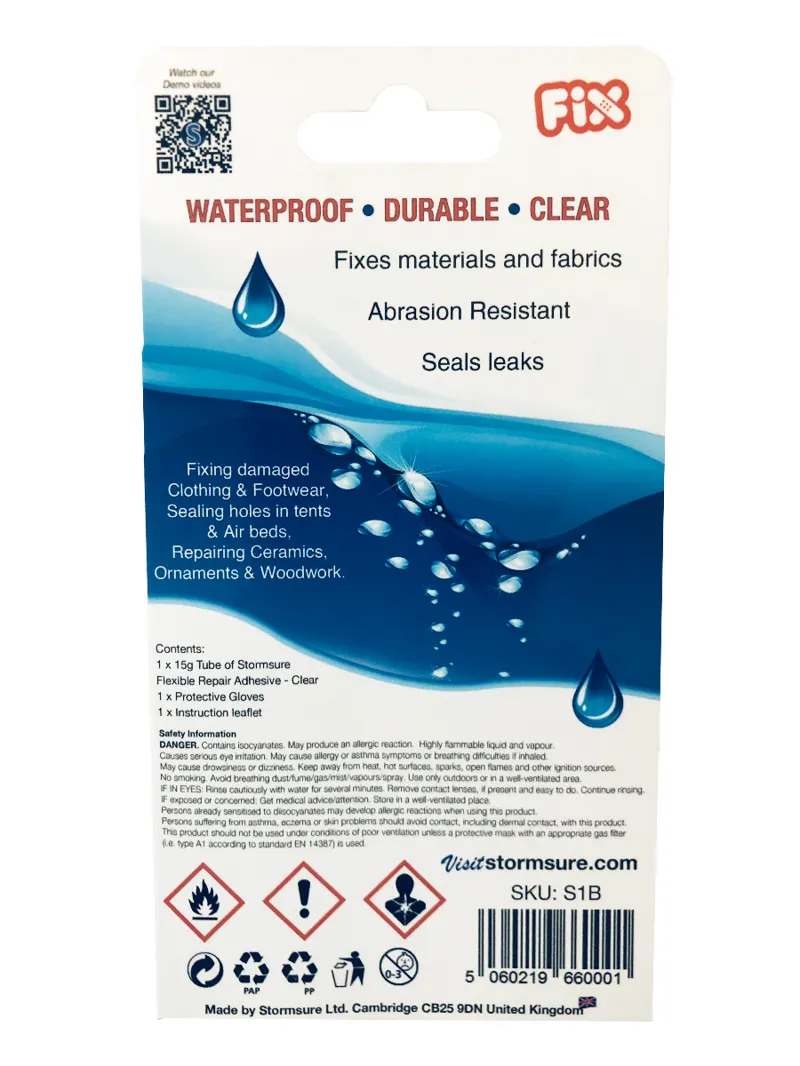 Stormsure Flexible Repair Adhesive 15g Clear-1